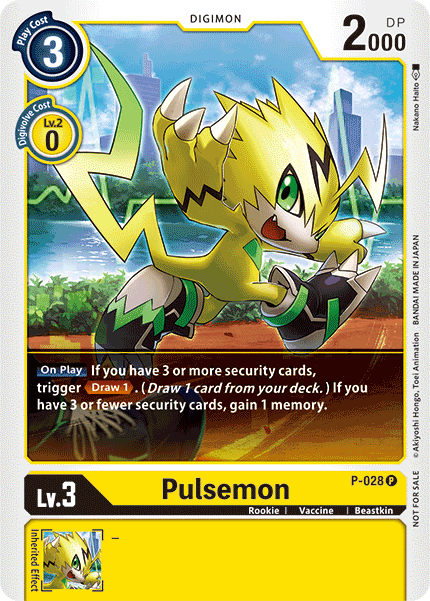 Pulsemon [P-028] [Promotional Cards] | Enigma On Main