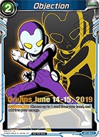 Objection (Origins 2019) (BT1-052_PR) [Tournament Promotion Cards] | Enigma On Main