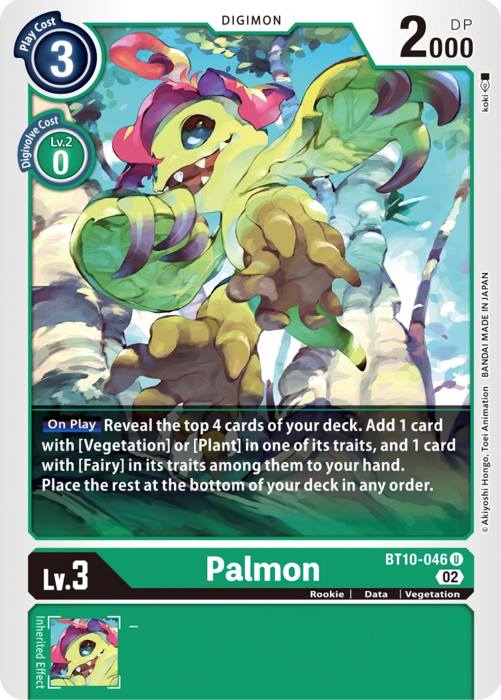 Palmon [BT10-046] [Xros Encounter] | Enigma On Main