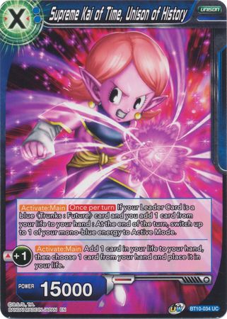 Supreme Kai of Time, Unison of History (BT10-034) [Rise of the Unison Warrior 2nd Edition] | Enigma On Main