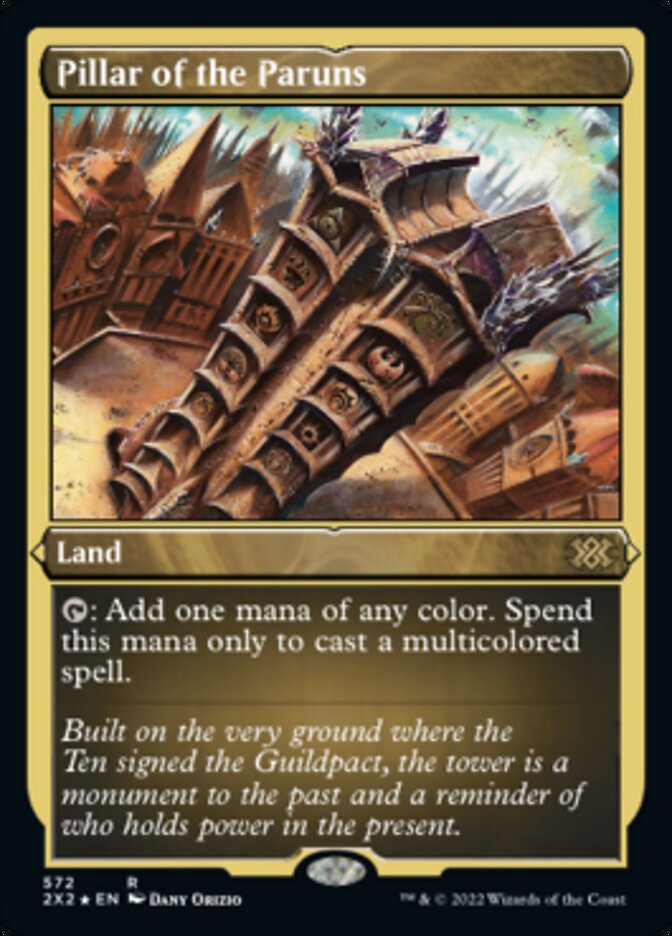 Pillar of the Paruns (Foil Etched) [Double Masters 2022] | Enigma On Main