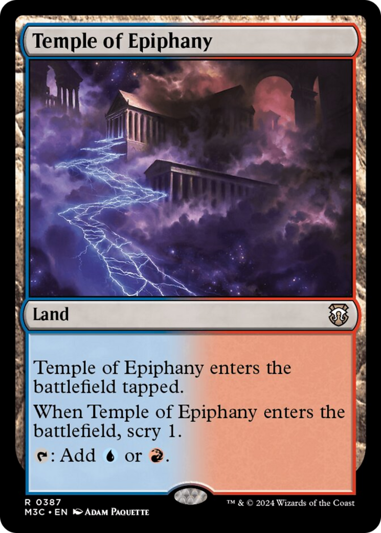 Temple of Epiphany [Modern Horizons 3 Commander] | Enigma On Main