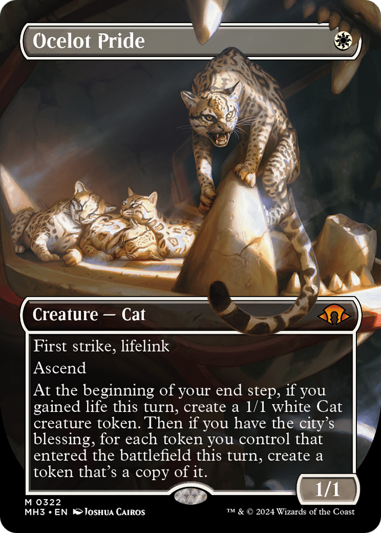 Ocelot Pride (Borderless) [Modern Horizons 3] | Enigma On Main