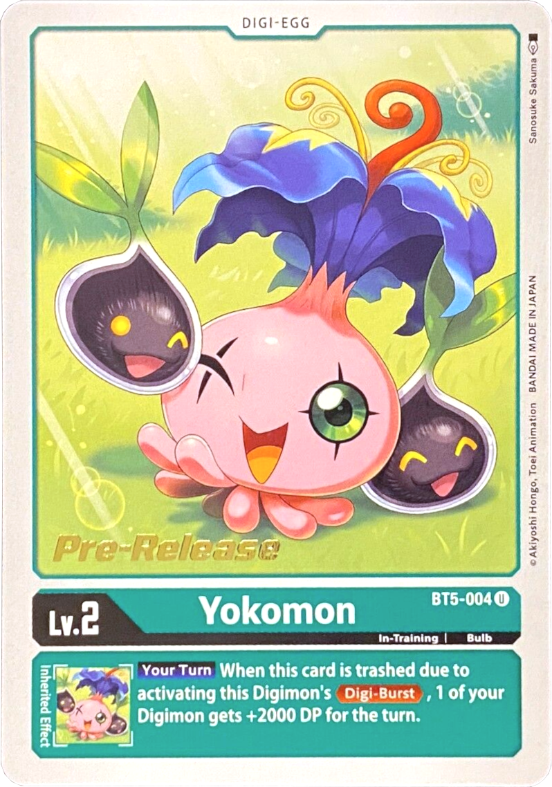 Yokomon [BT5-004] [Battle of Omni Pre-Release Promos] | Enigma On Main