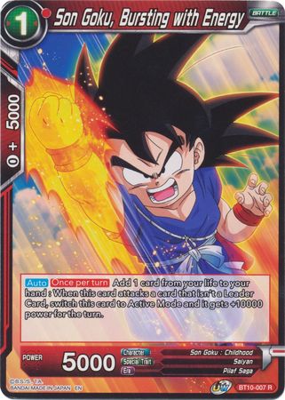 Son Goku, Bursting with Energy (BT10-007) [Rise of the Unison Warrior 2nd Edition] | Enigma On Main