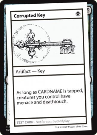 Corrupted Key (2021 Edition) [Mystery Booster Playtest Cards] | Enigma On Main