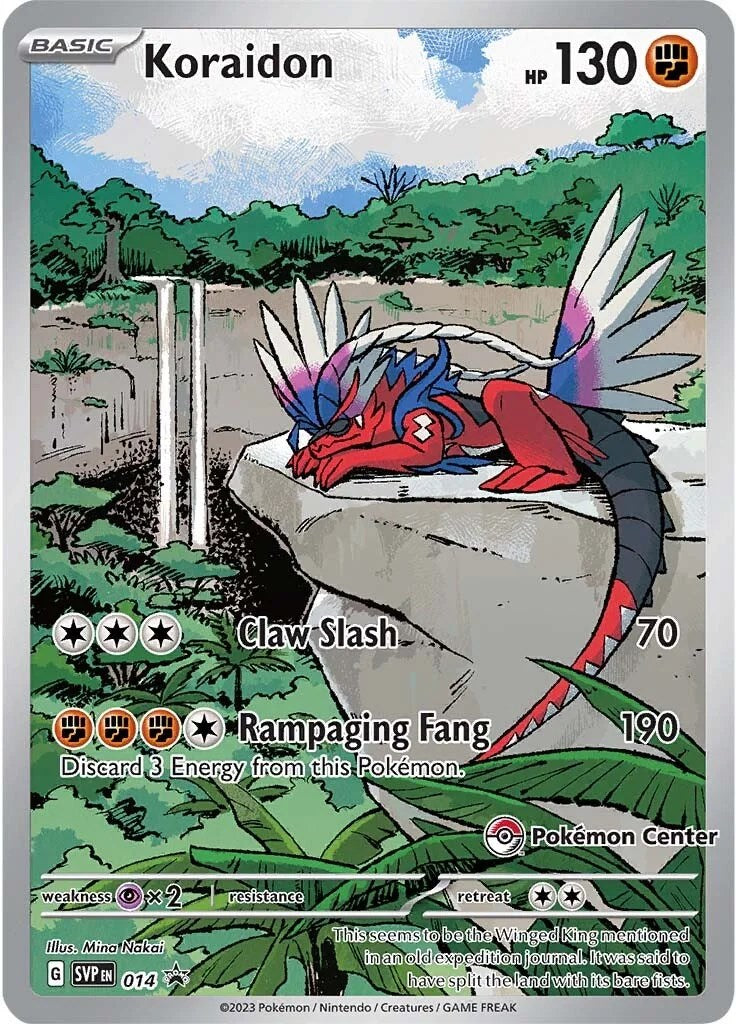 Koraidon (124/198) (Pokemon Center Exclusive) [Scarlet & Violet: Black Star Promos] | Enigma On Main