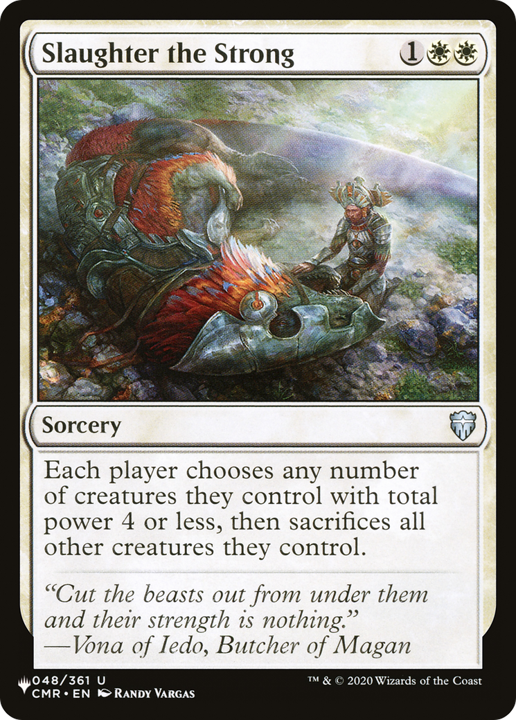 Slaughter the Strong [The List Reprints] | Enigma On Main