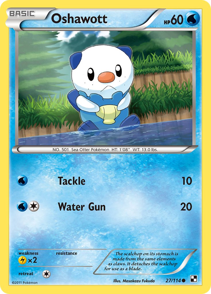 Oshawott (27/114) [Alternate Art Promos] | Enigma On Main