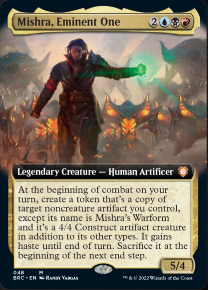 Mishra, Eminent One (Extended Art) [The Brothers' War Commander] | Enigma On Main