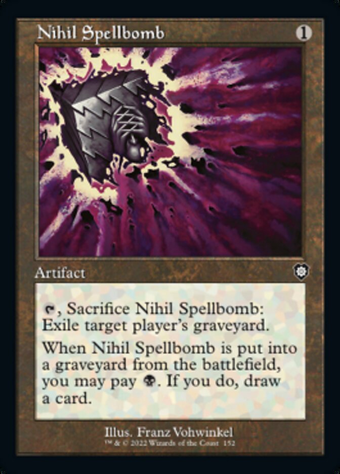Nihil Spellbomb (Retro) [The Brothers' War Commander] | Enigma On Main