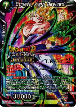 Gogeta, Hero Revived (Level 2) (BT5-038) [Judge Promotion Cards] | Enigma On Main