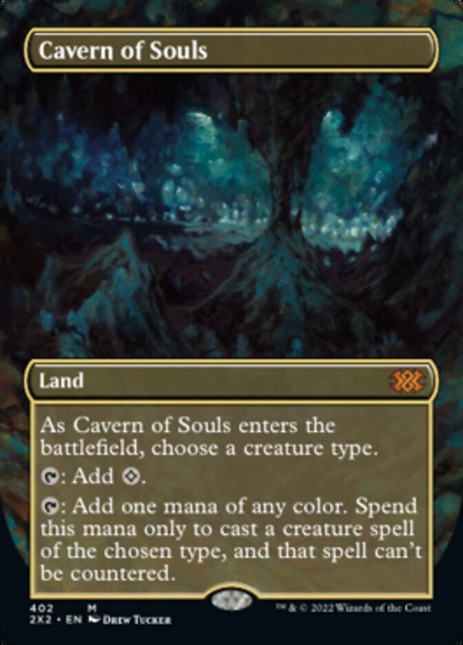 Cavern of Souls (Borderless Alternate Art) [Double Masters 2022] | Enigma On Main