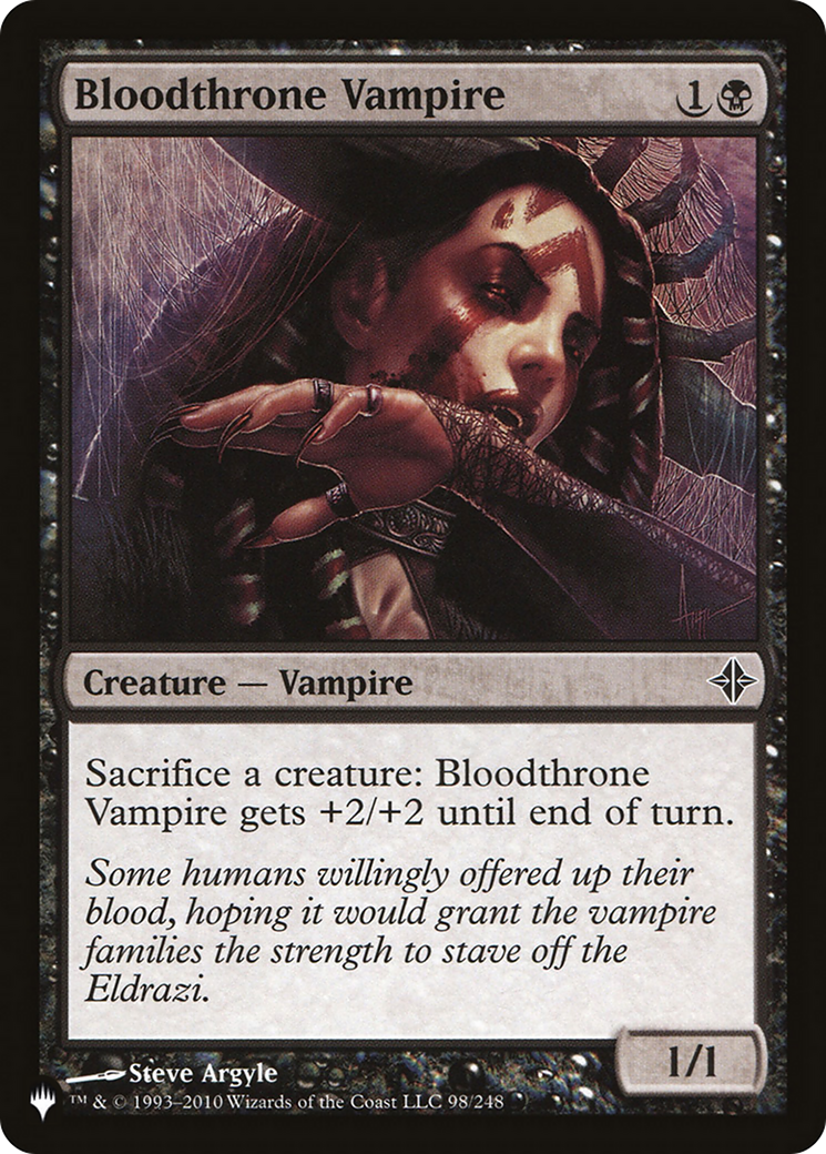 Bloodthrone Vampire [The List] | Enigma On Main