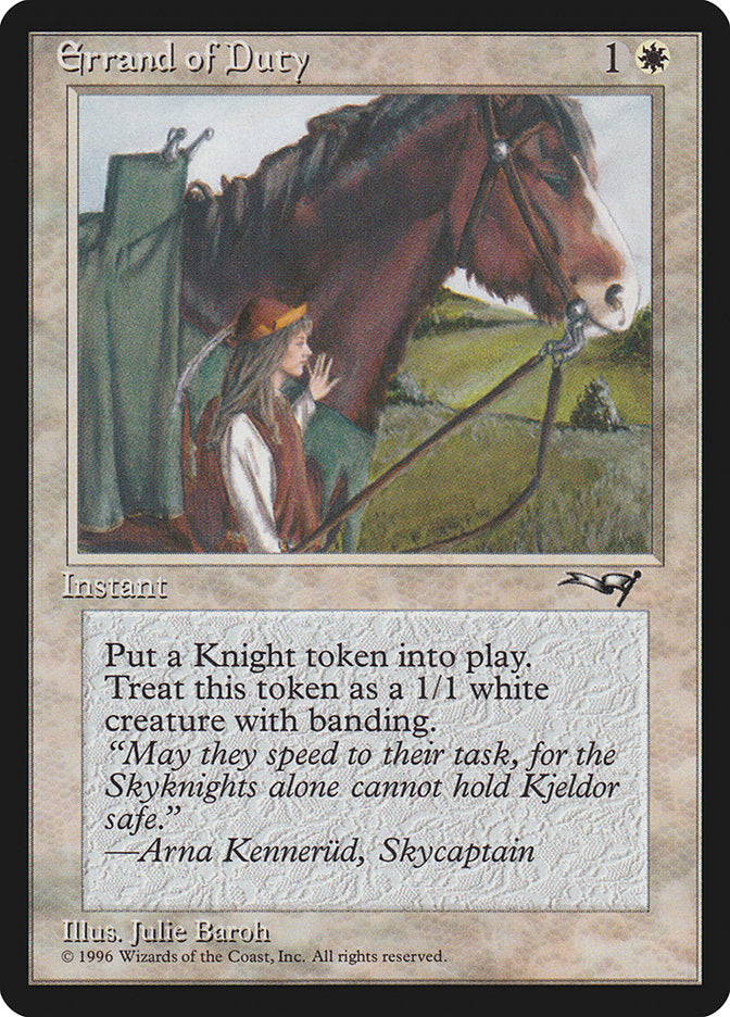 Errand of Duty (Horse) [Alliances] | Enigma On Main