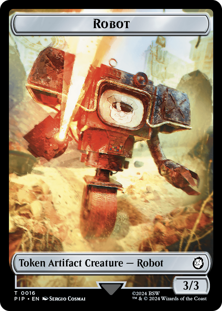 Junk // Robot Double-Sided Token [Fallout Tokens] | Enigma On Main