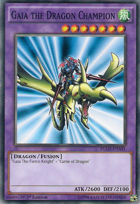 Gaia the Dragon Champion [YGLD-ENA41] Common | Enigma On Main