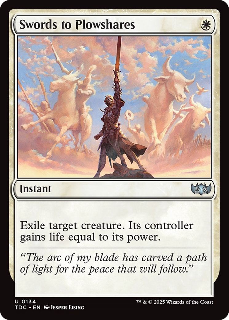 Swords to Plowshares [Tarkir: Dragonstorm Commander] | Enigma On Main