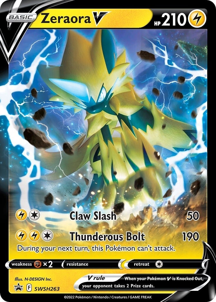 Zeraora V (SWSH263) [Sword & Shield: Black Star Promos] | Enigma On Main