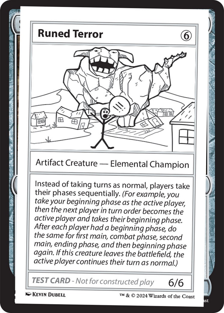 Runed Terror [Mystery Booster 2 Playtest Cards] | Enigma On Main