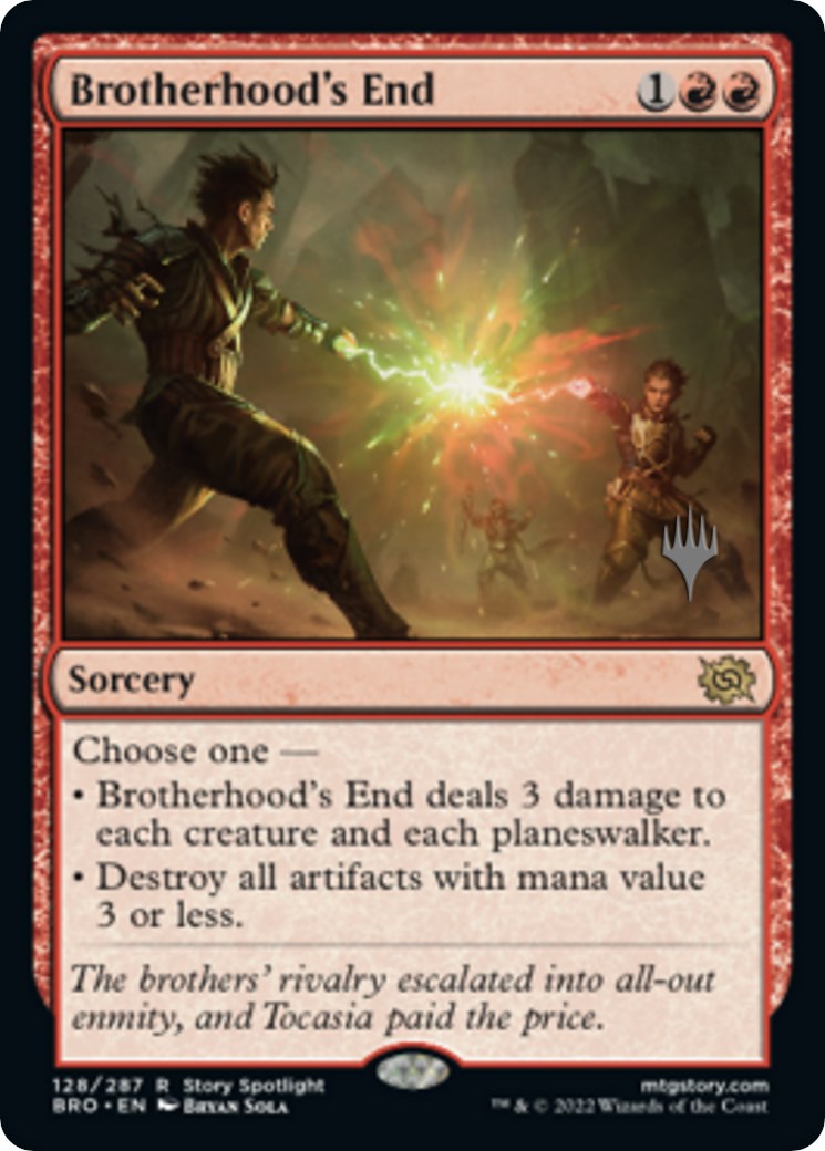 Brotherhood's End (Promo Pack) [The Brothers' War Promos] | Enigma On Main