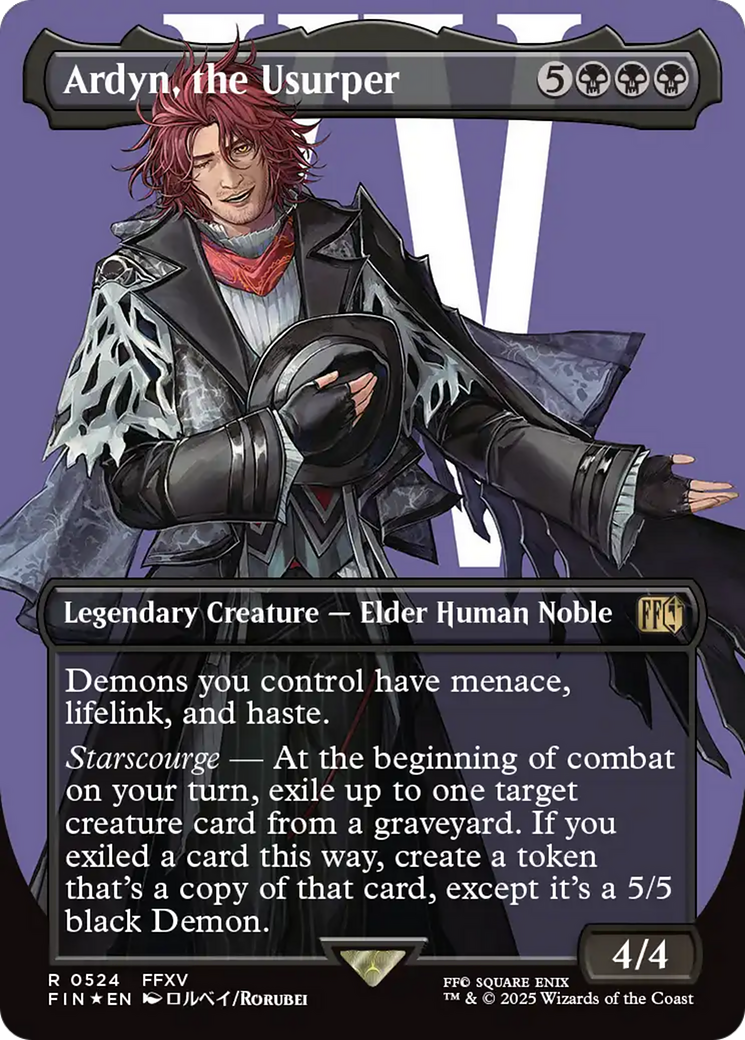 Ardyn, the Usurper (Borderless) (Surge Foil) [FINAL FANTASY] | Enigma On Main