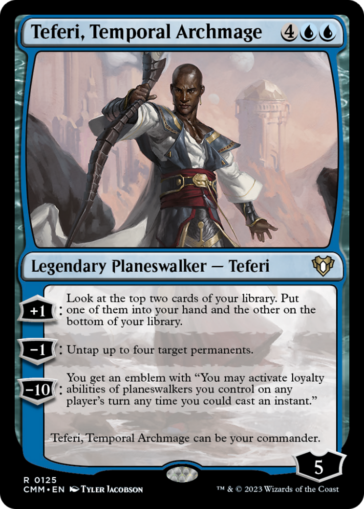 Teferi, Temporal Archmage [Commander Masters] | Enigma On Main