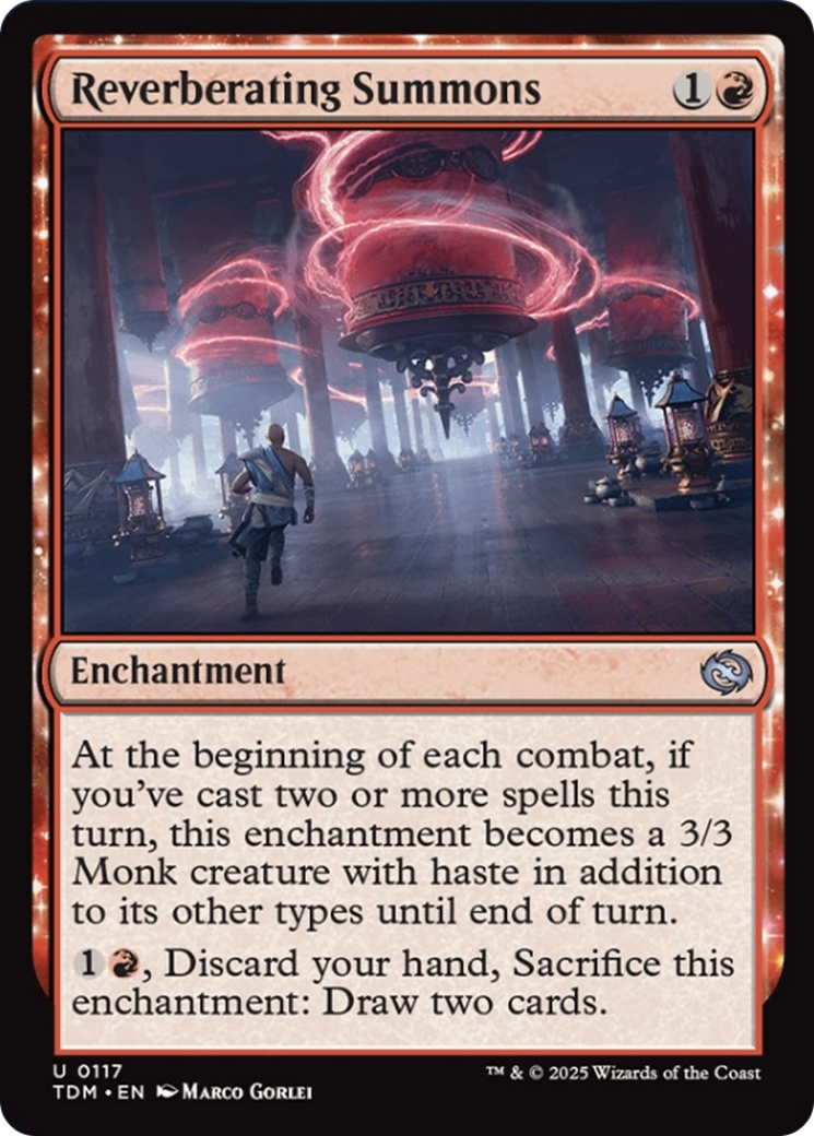 Reverberating Summons [Tarkir: Dragonstorm] | Enigma On Main