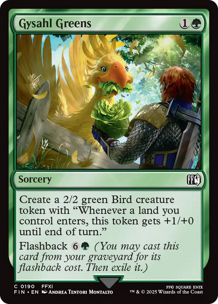 Gysahl Greens [FINAL FANTASY] | Enigma On Main