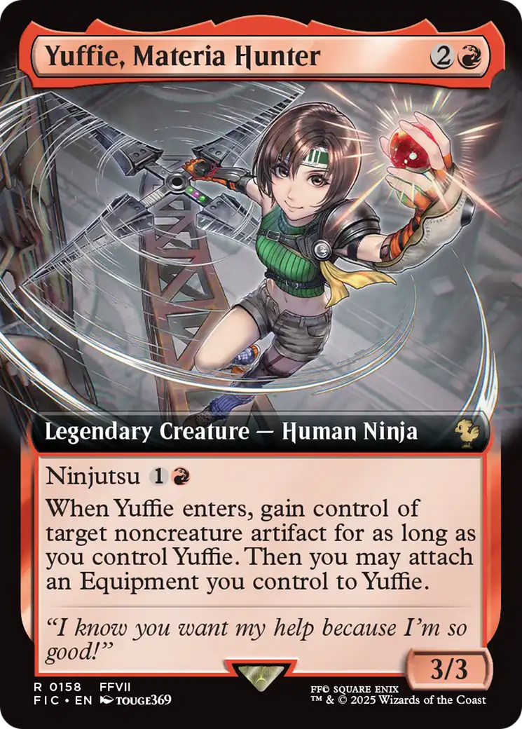 Yuffie, Materia Hunter (Extended Art) [FINAL FANTASY Commander] | Enigma On Main