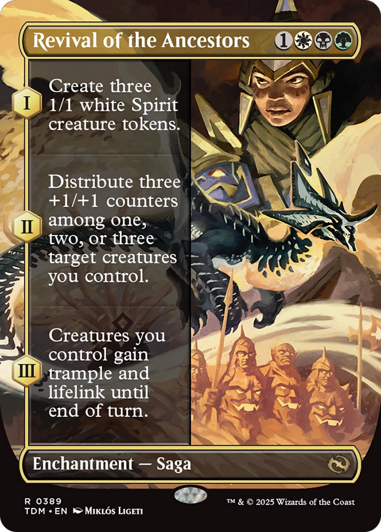 Revival of the Ancestors (Borderless) [Tarkir: Dragonstorm] | Enigma On Main