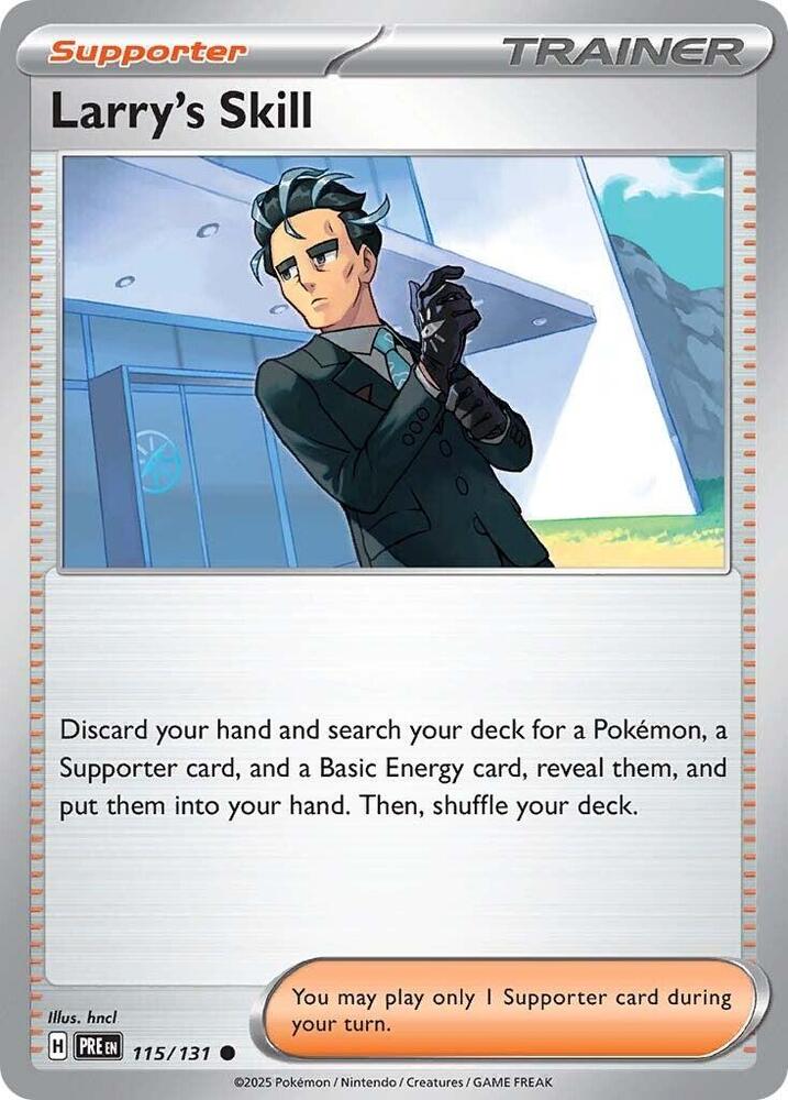 Larry's Skill (115/131) [Scarlet & Violet: Prismatic Evolutions] | Enigma On Main