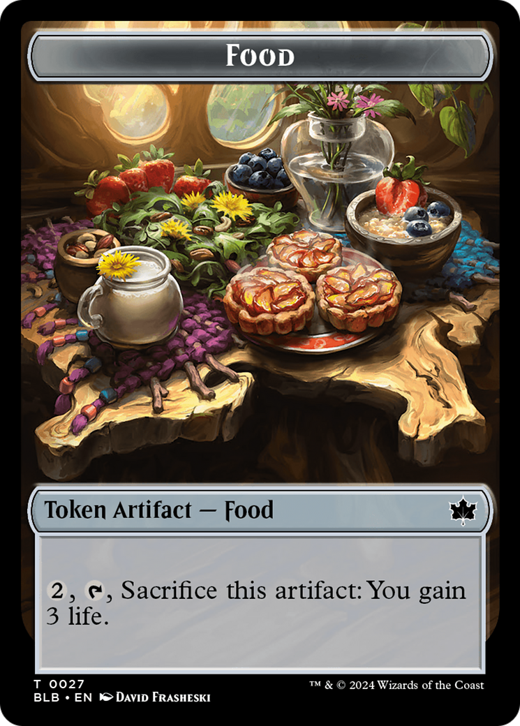 Squirrel // Food Double-Sided Token [Bloomburrow Tokens] | Enigma On Main