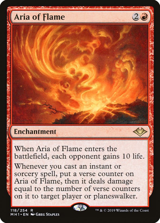 Aria of Flame [Modern Horizons] | Enigma On Main