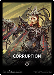 Corruption Theme Card [Phyrexia: All Will Be One Tokens] | Enigma On Main