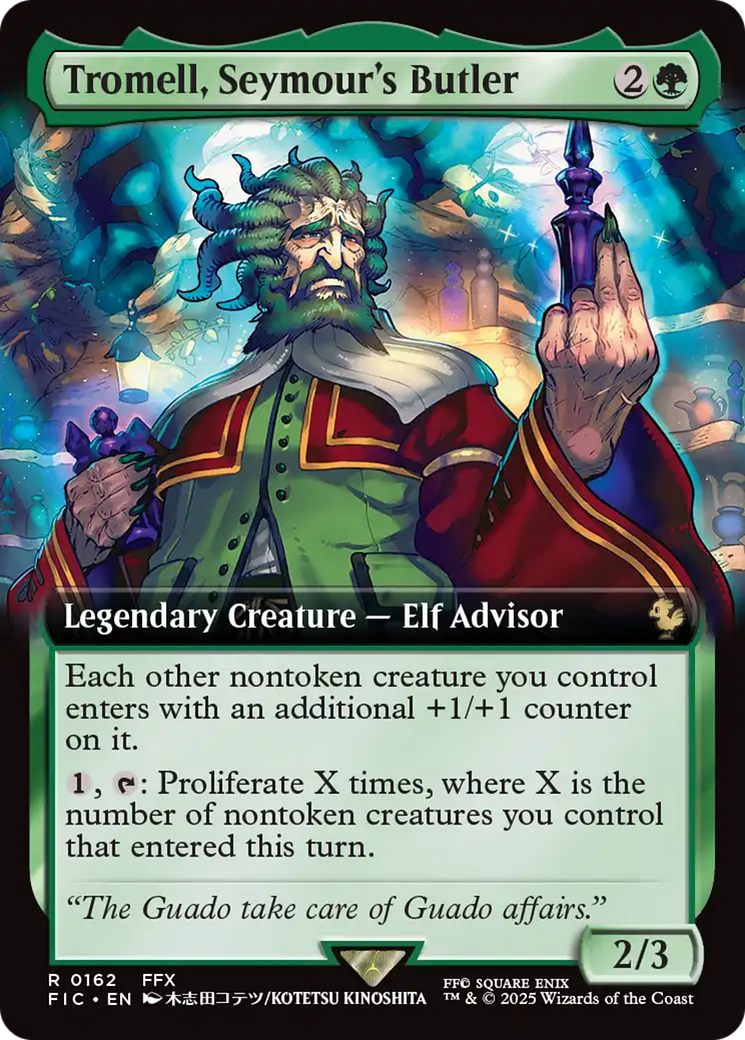 Tromell, Seymour's Butler (Extended Art) [FINAL FANTASY Commander] | Enigma On Main