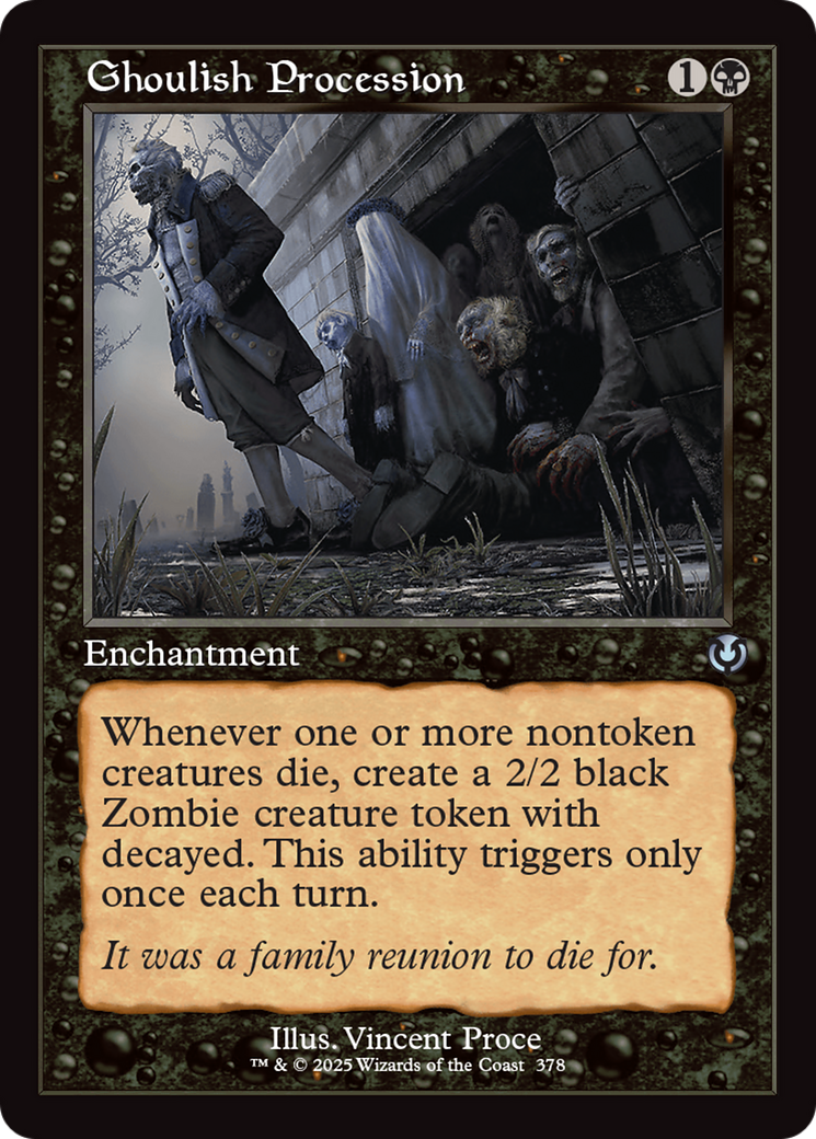 Ghoulish Procession (Retro Frame) [Innistrad Remastered] | Enigma On Main