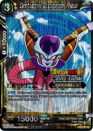 Destructive Occupation Frieza (Level 2) (BT2-104) [Judge Promotion Cards] | Enigma On Main