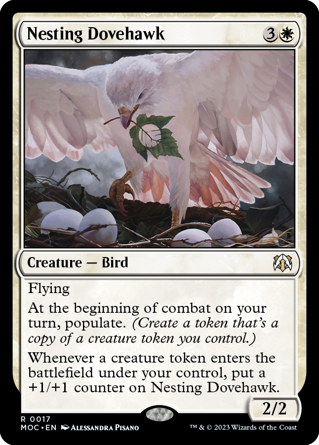 Nesting Dovehawk [March of the Machine Commander] | Enigma On Main