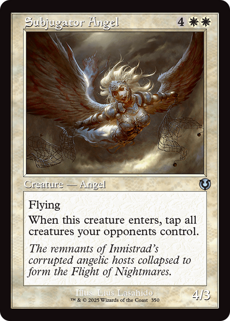 Subjugator Angel (Retro Frame) [Innistrad Remastered] | Enigma On Main