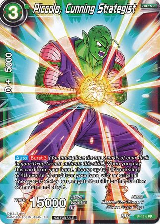 Piccolo, Cunning Strategist (Power Booster) (P-114) [Promotion Cards] | Enigma On Main