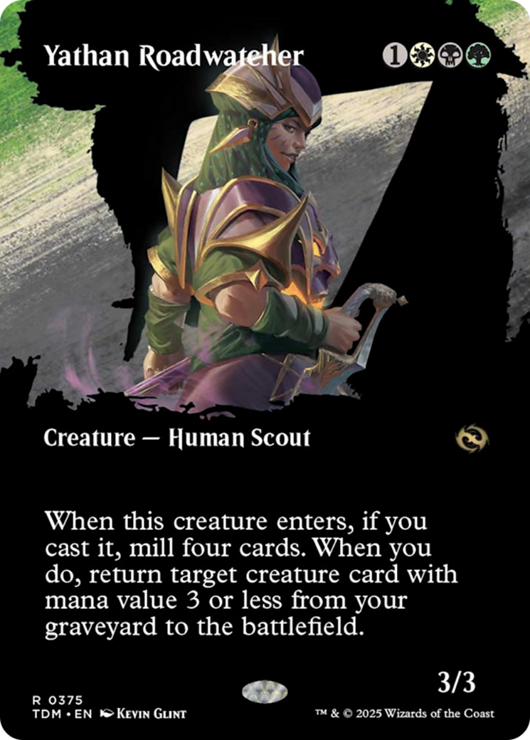 Yathan Roadwatcher (Borderless) [Tarkir: Dragonstorm] | Enigma On Main