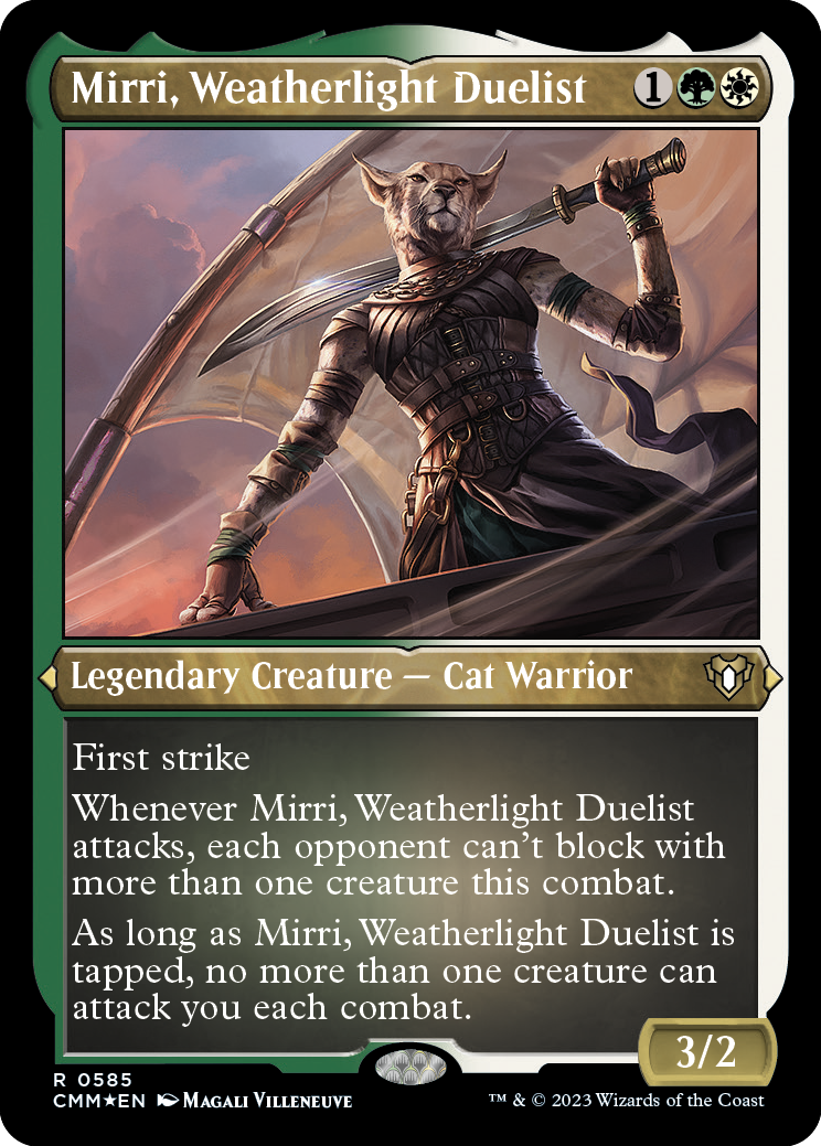 Mirri, Weatherlight Duelist (Foil Etched) [Commander Masters] | Enigma On Main