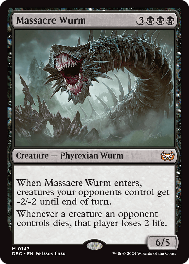 Massacre Wurm [Duskmourn: House of Horror Commander] | Enigma On Main