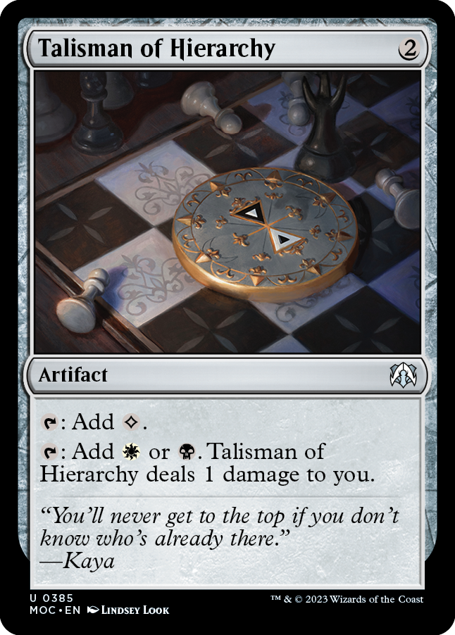 Talisman of Hierarchy [March of the Machine Commander] | Enigma On Main