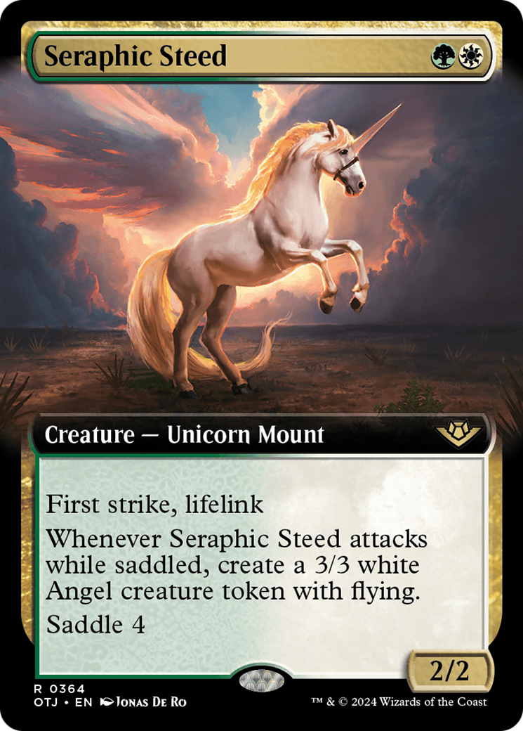 Seraphic Steed (Extended Art) [Outlaws of Thunder Junction] | Enigma On Main