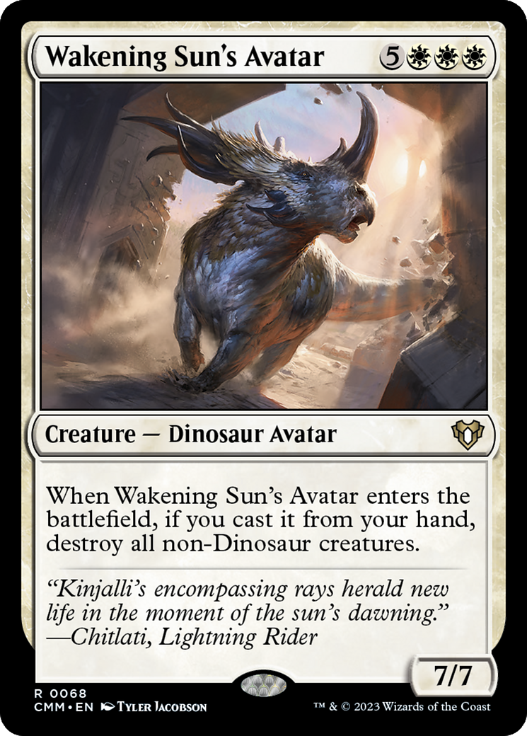 Wakening Sun's Avatar [Commander Masters] | Enigma On Main