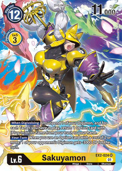 Sakuyamon [EX2-024] (Alternate Art) [Digital Hazard] | Enigma On Main