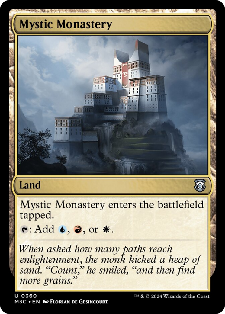 Mystic Monastery (Ripple Foil) [Modern Horizons 3 Commander] | Enigma On Main