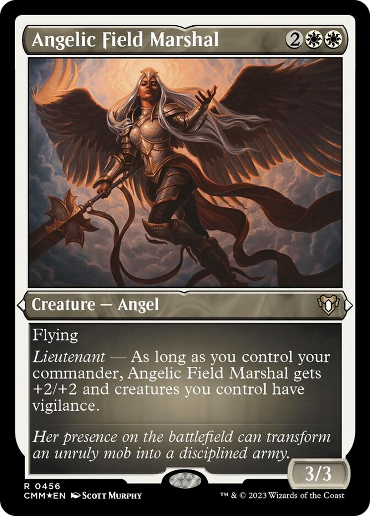 Angelic Field Marshal (Foil Etched) [Commander Masters] | Enigma On Main